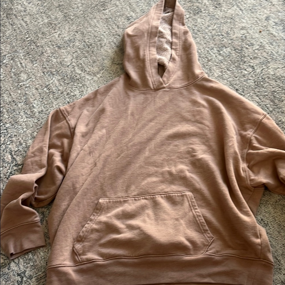 Women’s Tan Hoodie Sweatshirt